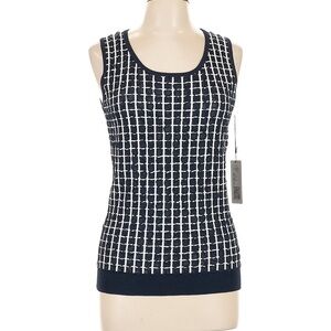 NWT Rondina Navy & White reversible knit top - medium!